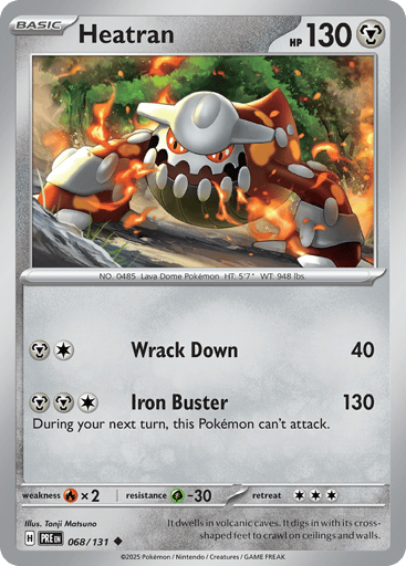 Heatran - Prismatic Evolutions 68