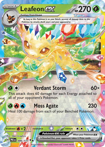 Leafeon ex - Prismatic Evolutions 6