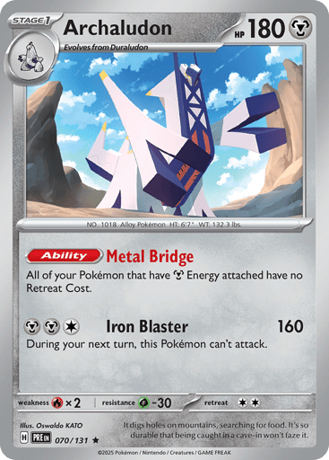 Archaludon - Prismatic Evolutions 70