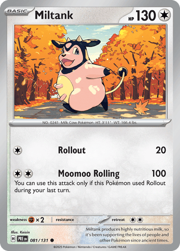 Miltank - Prismatic Evolutions 81