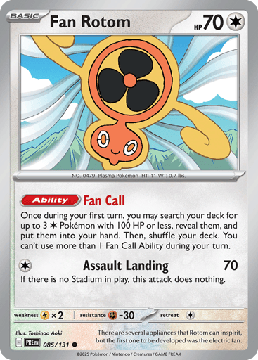 Fan Rotom - Prismatic Evolutions 85