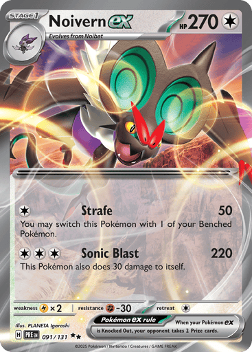 Noivern ex - Prismatic Evolutions 91