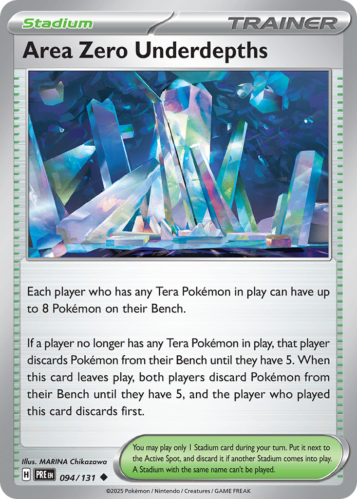 Area Zero Underdepths – Prismatic Evolutions 094/131 Pokémon card