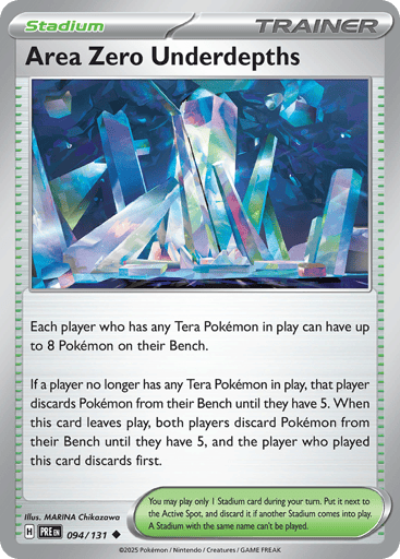 Area Zero Underdepths - Prismatic Evolutions 94