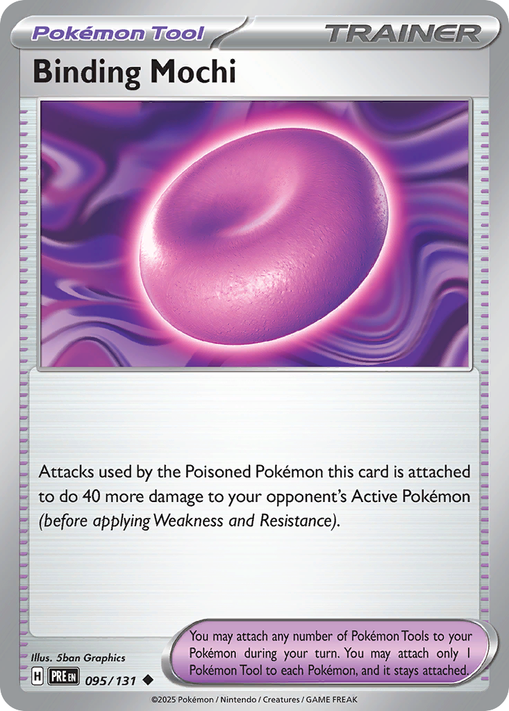 Binding Mochi – Prismatic Evolutions 095/131 Pokémon card