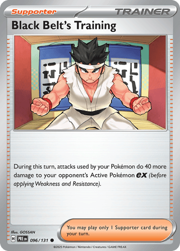 Black Belt's Training - Prismatic Evolutions 96