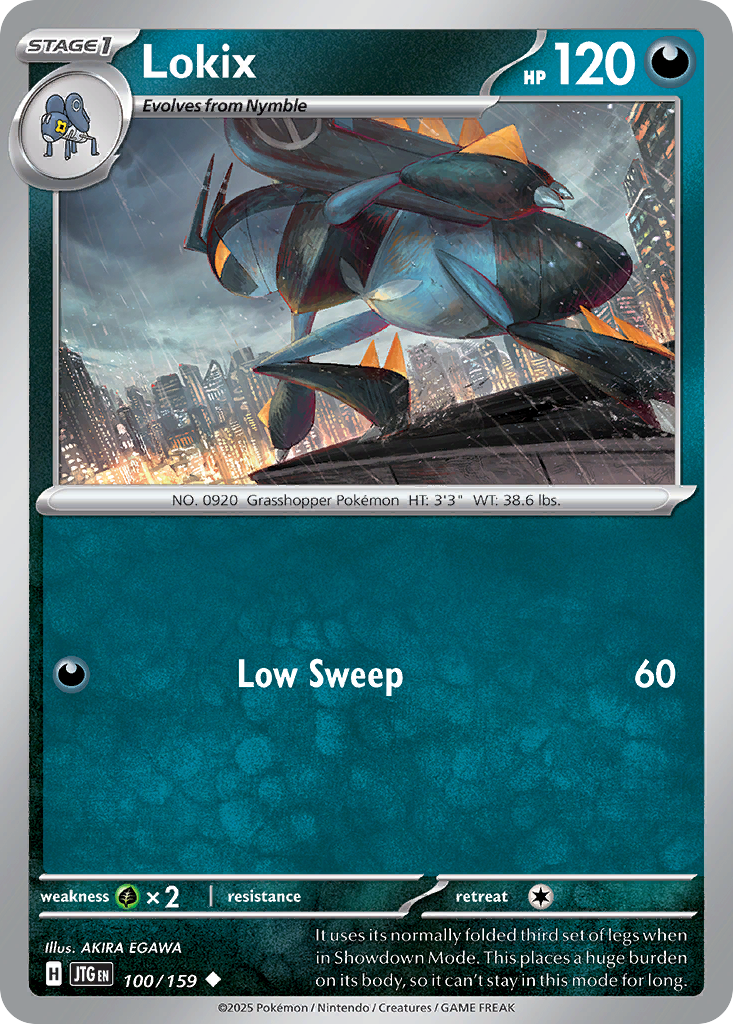 Lokix – Journey Together 100/159 Pokémon card
