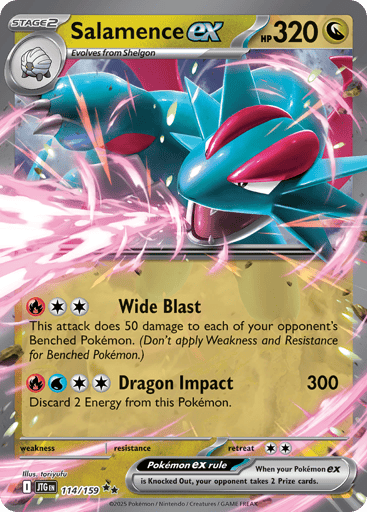 Salamence ex - Journey Together 114