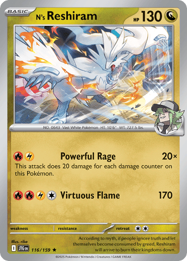 N's Reshiram - Journey Together 116