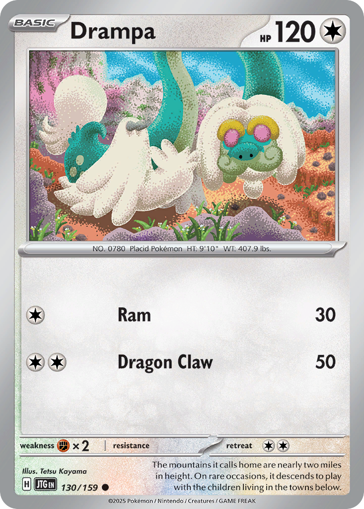 Drampa – Journey Together 130/159 Pokémon card