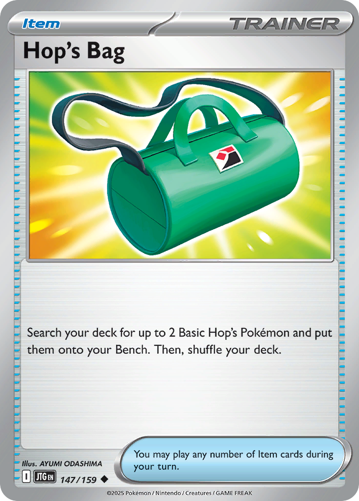 Hop's Bag – Journey Together 147/159 Pokémon card