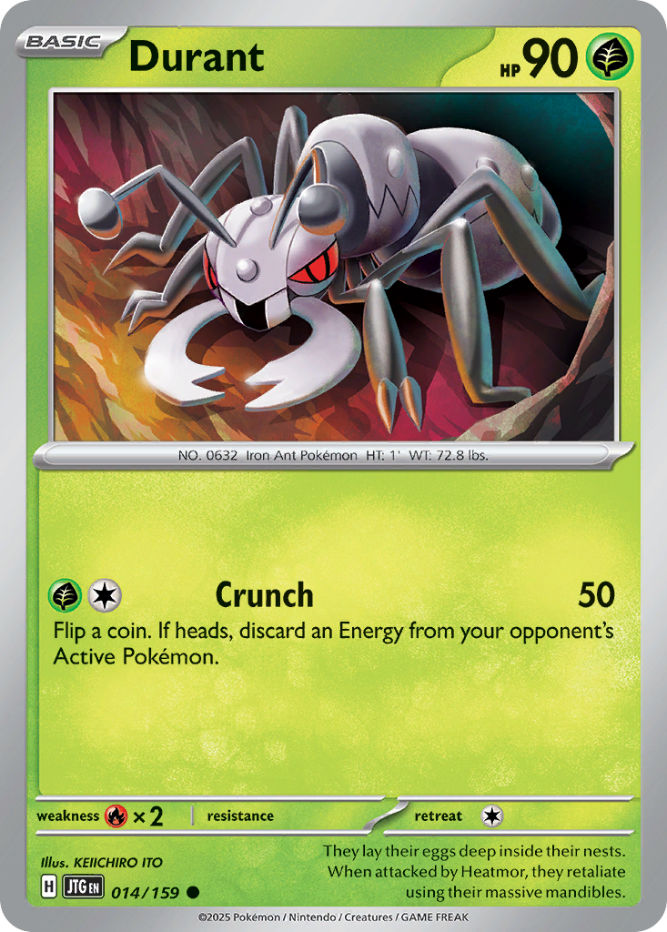 Durant – Journey Together 014/159 Pokémon card