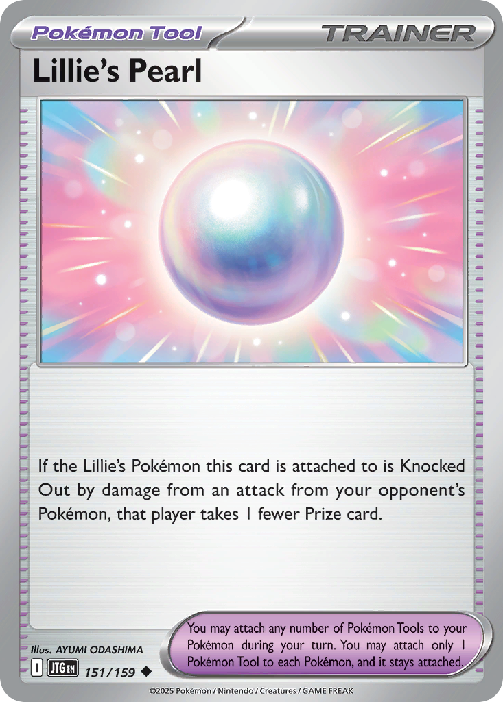 Lillie's Pearl – Journey Together 151/159 Pokémon card