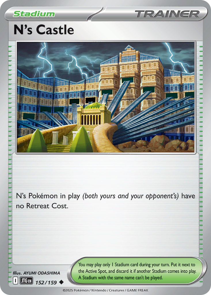 N's Castle – Journey Together 152/159 Pokémon card