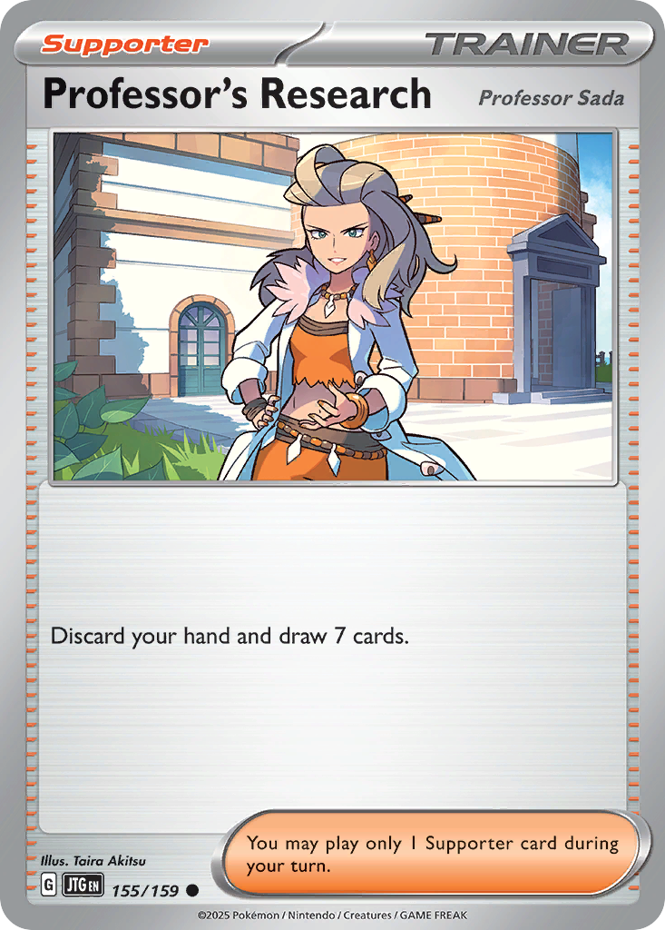 Professor's Research – Journey Together 155/159 Pokémon card