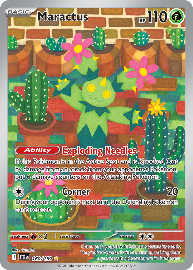 Maractus – Journey Together 160/159 Pokémon card
