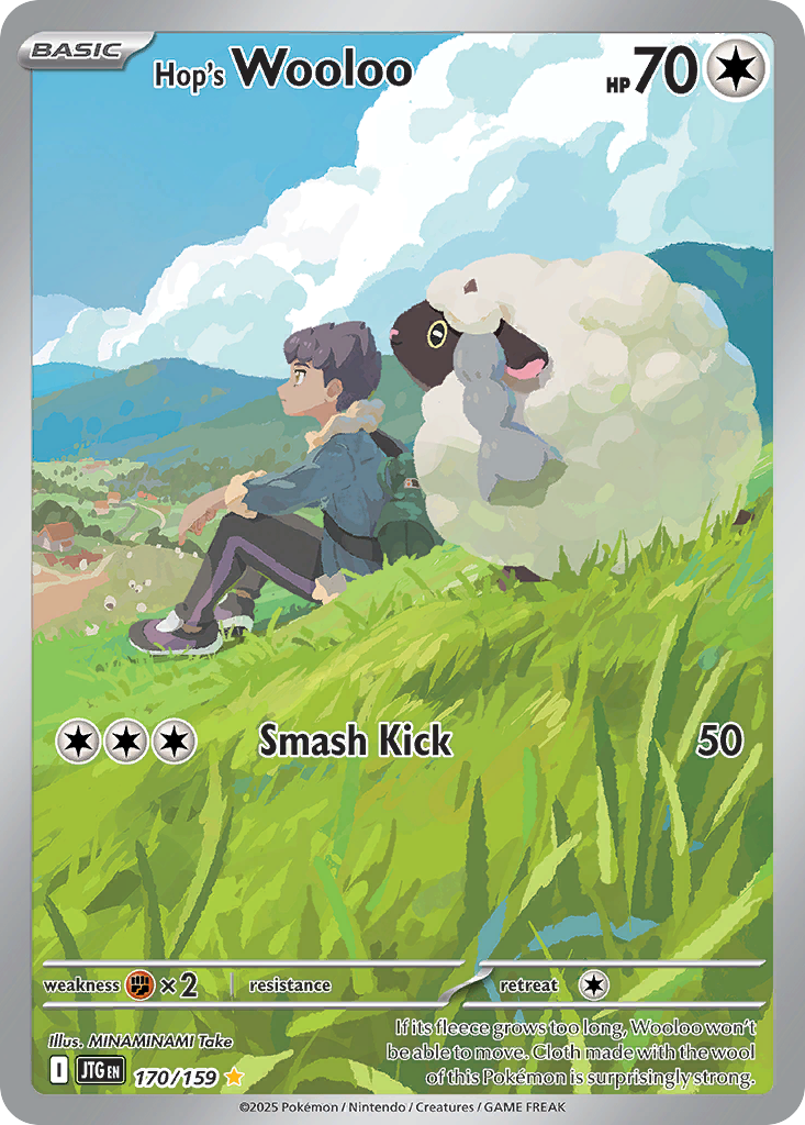 Hop's Wooloo – Journey Together 170/159 Pokémon card