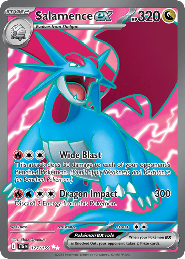 Salamence ex - Journey Together 177