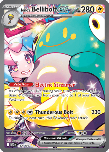 Iono's Bellibolt ex - Journey Together 183