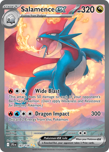 Salamence ex - Journey Together 187