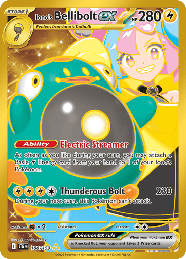 Iono's Bellibolt ex - Journey Together 188