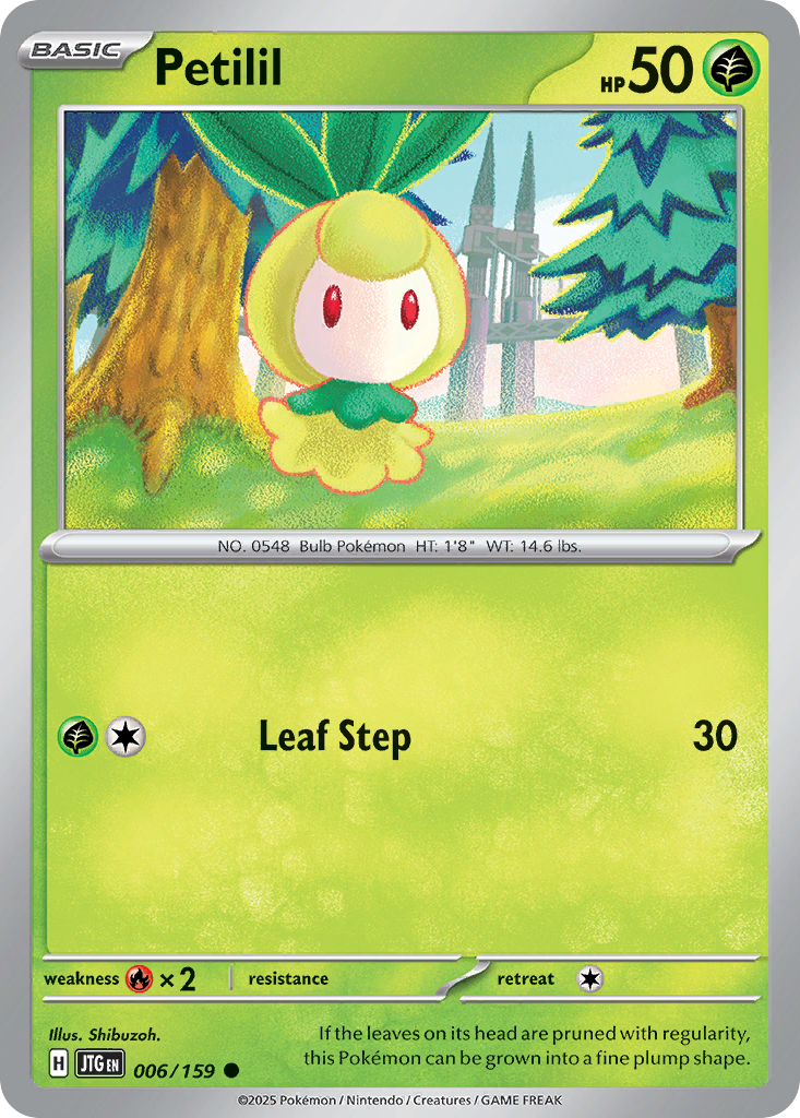 Petilil – Journey Together 006/159 Pokémon card