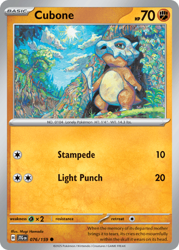 Cubone - Journey Together 76