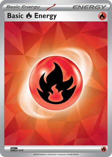 Basic Fire Energy - Scarlet & Violet Energies 10
