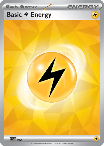 Basic Lightning Energy - Scarlet & Violet Energies 12