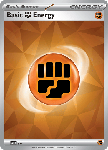 Basic Fighting Energy - Scarlet & Violet Energies 14