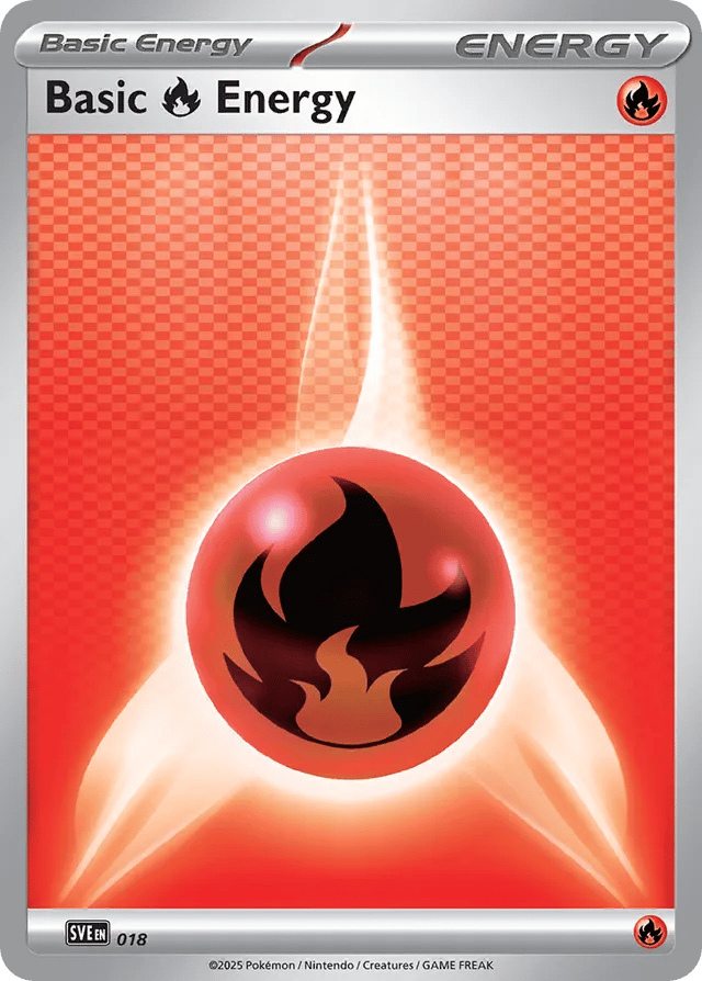 Basic Fire Energy – Scarlet & Violet Energies 018 Pokémon card