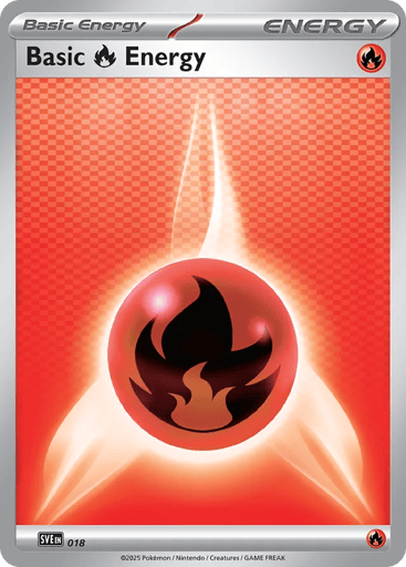Basic Fire Energy - Scarlet & Violet Energies 18