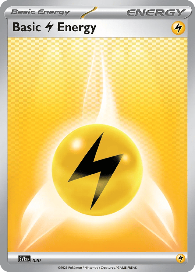 Basic Lightning Energy – Scarlet & Violet Energies 020 Pokémon card