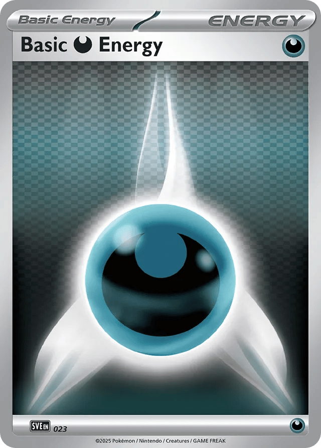 Basic Darkness Energy – Scarlet & Violet Energies 023 Pokémon card