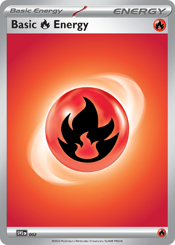 Basic Fire Energy – Scarlet & Violet Energies 002 Pokémon card