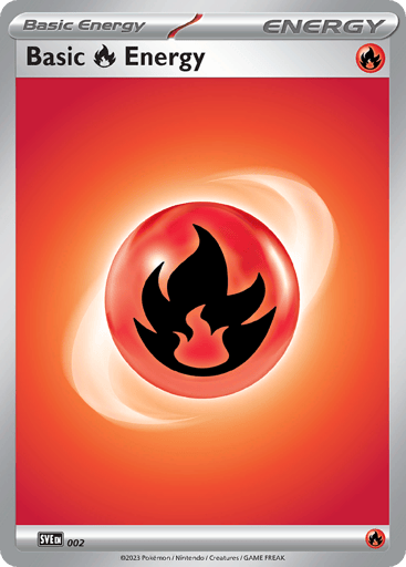 Basic Fire Energy - Scarlet & Violet Energies 2