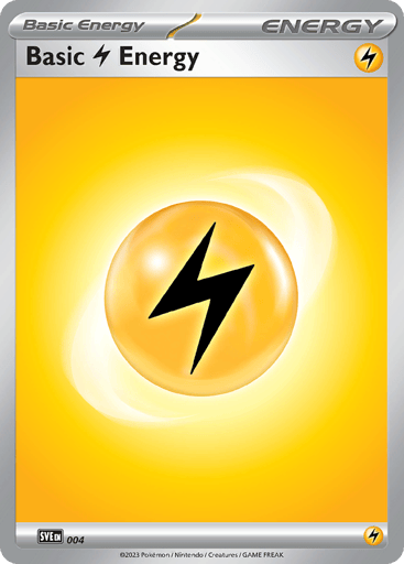 Basic Lightning Energy - Scarlet & Violet Energies 4