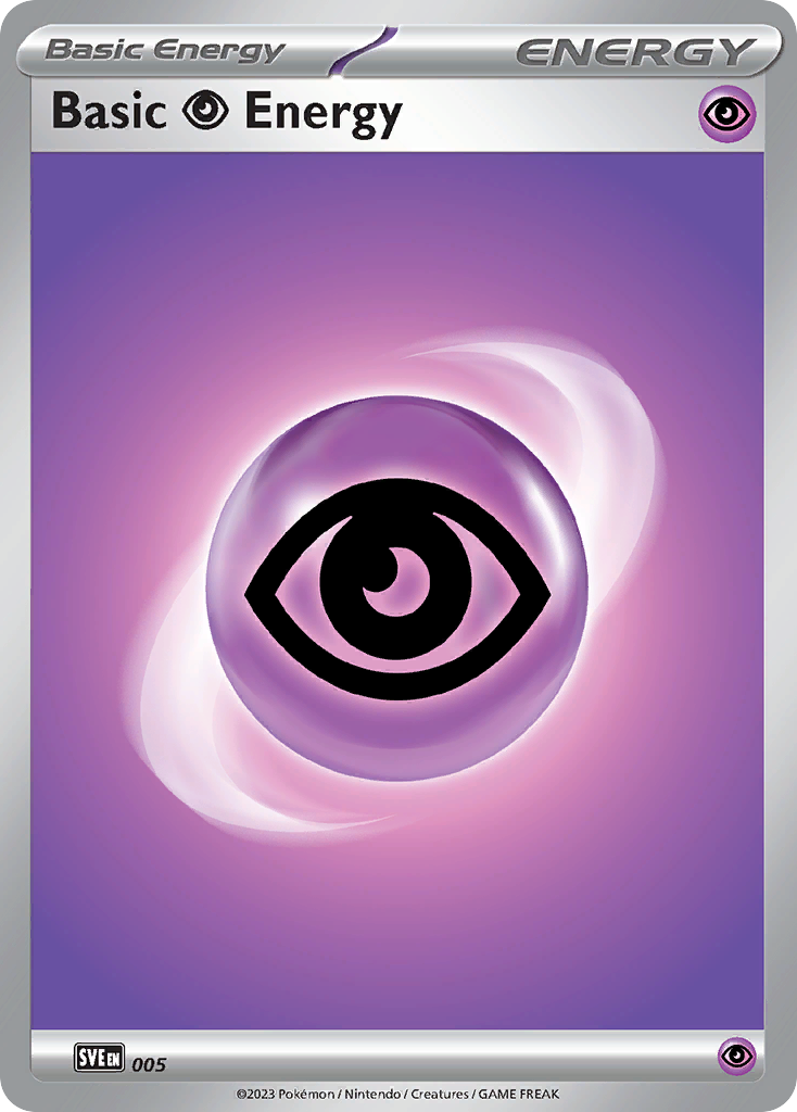Basic Psychic Energy – Scarlet & Violet Energies 005 Pokémon card
