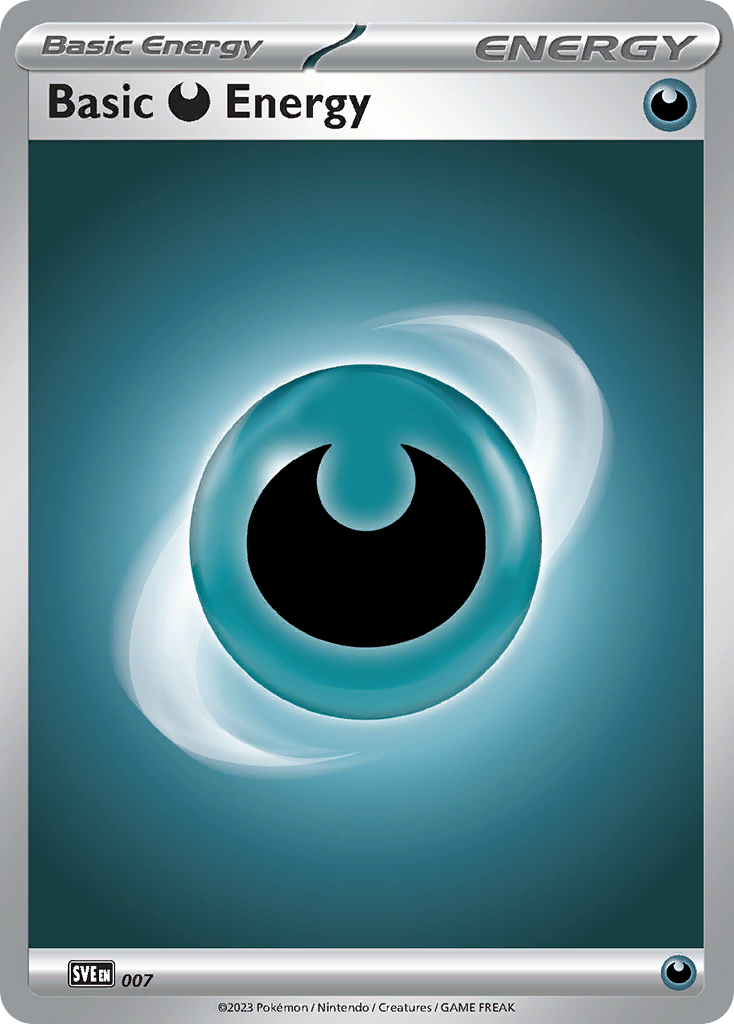 Basic Darkness Energy – Scarlet & Violet Energies 007 Pokémon card