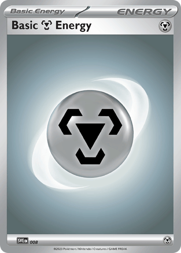 Basic Metal Energy - Scarlet & Violet Energies 8