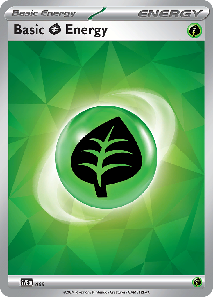 Basic Grass Energy – Scarlet & Violet Energies 009 Pokémon card