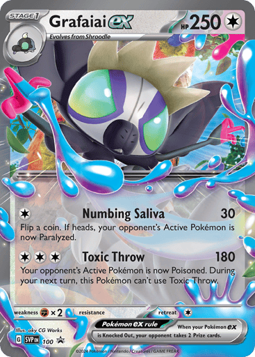 Grafaiai ex - Scarlet & Violet Black Star Promos 100