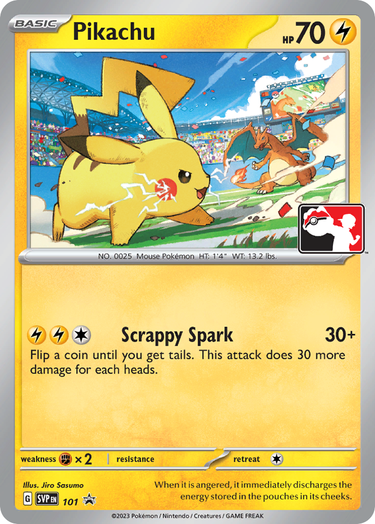 Pikachu – Scarlet & Violet Black Star Promos 101 Pokémon card