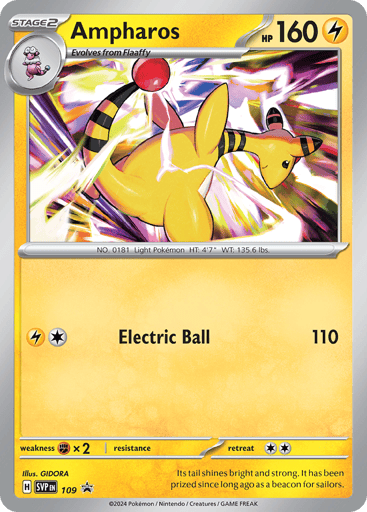 Ampharos - Scarlet & Violet Black Star Promos 109