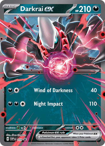 Darkrai ex - Scarlet & Violet Black Star Promos 110