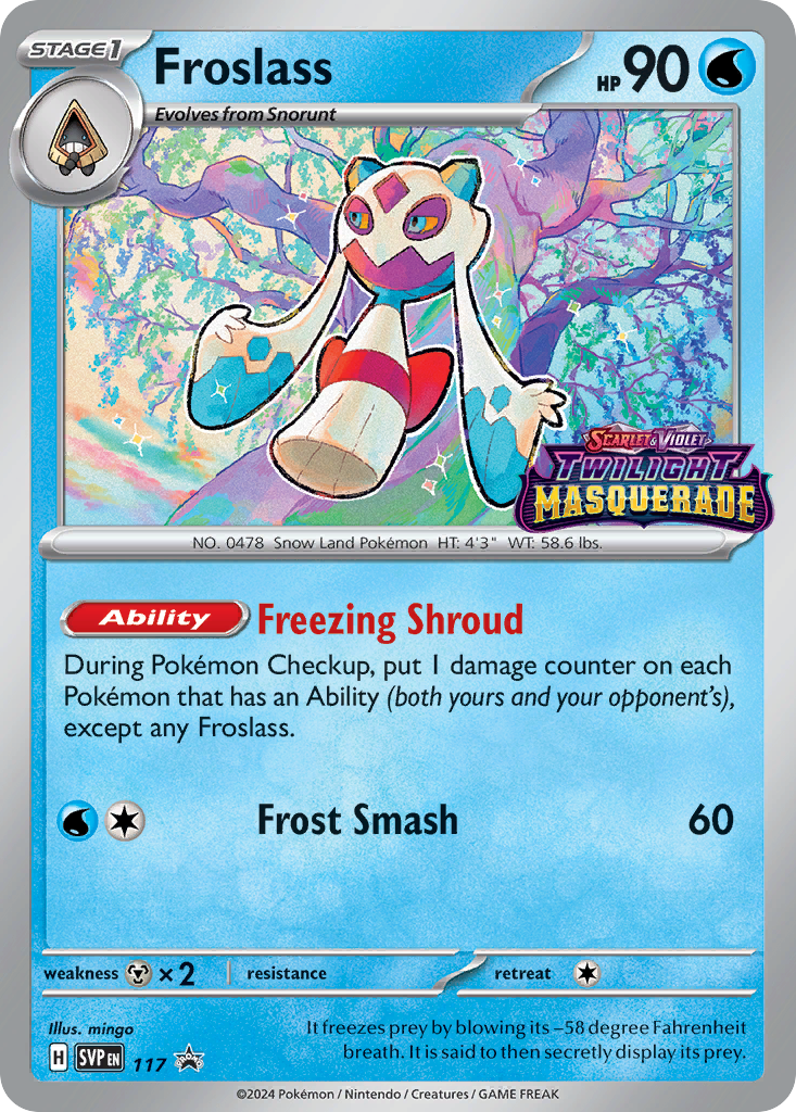 Froslass – Scarlet & Violet Black Star Promos 117 Pokémon card