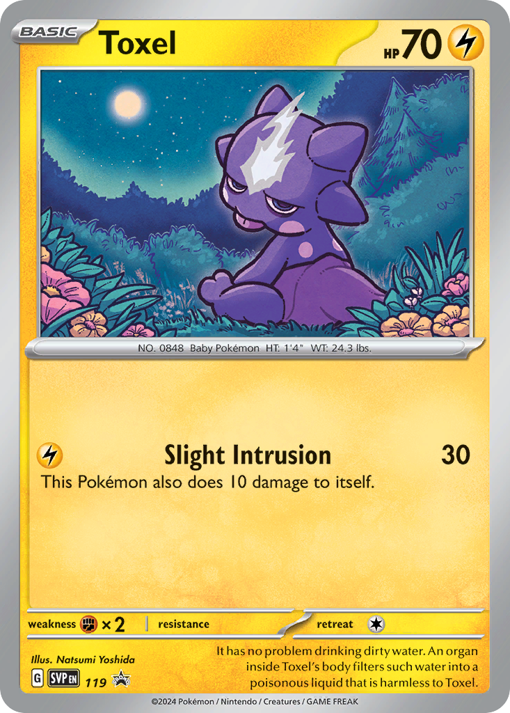 Toxel – Scarlet & Violet Black Star Promos 119 Pokémon card