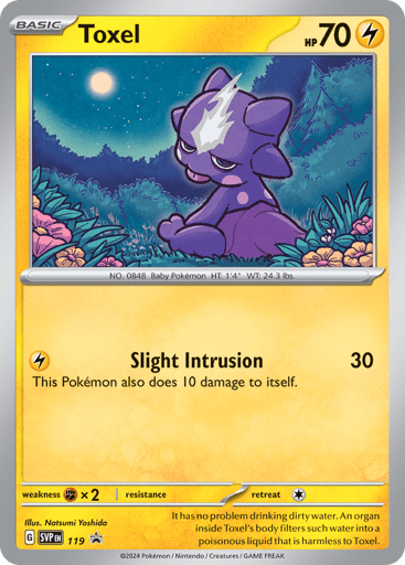 Toxel - Scarlet & Violet Black Star Promos 119