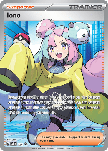 Iono - Scarlet & Violet Black Star Promos 124