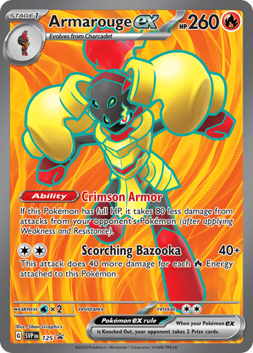 Armarouge ex - Scarlet & Violet Black Star Promos 125